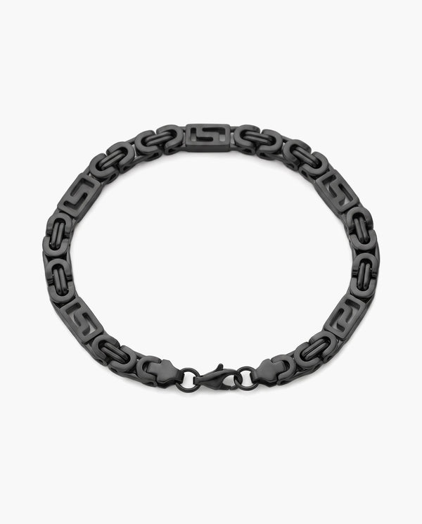 Marco Maveri Geometric Link Byzantine Bracelet, Black