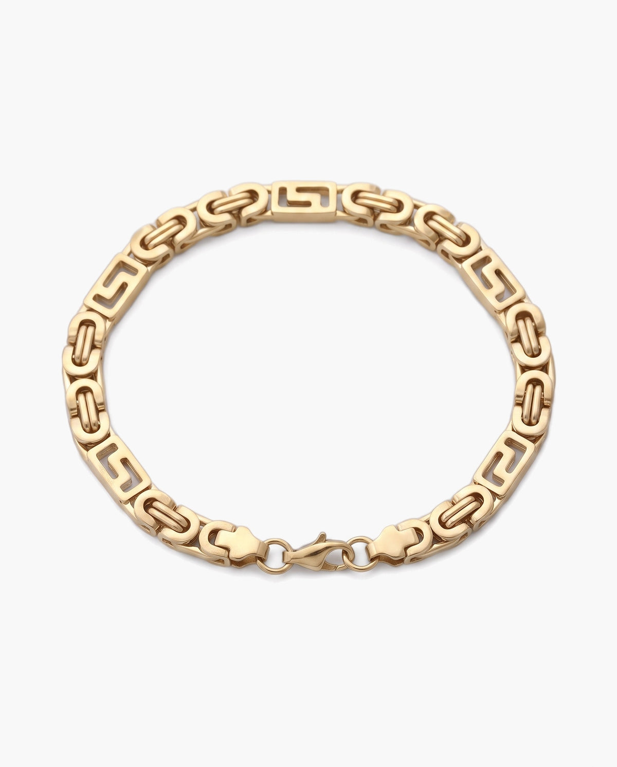 Marco Maveri Geometric Link Byzantine Bracelet, Gold