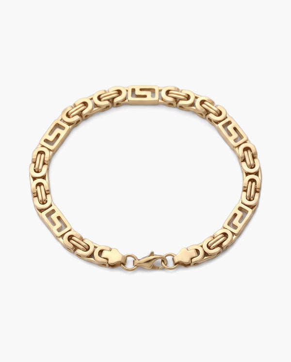 Marco Maveri Geometric Link Byzantine Bracelet, Gold