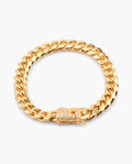 Marco Maveri Gold-Tone Cuban Link Bracelet, Gold, 8 mm wide