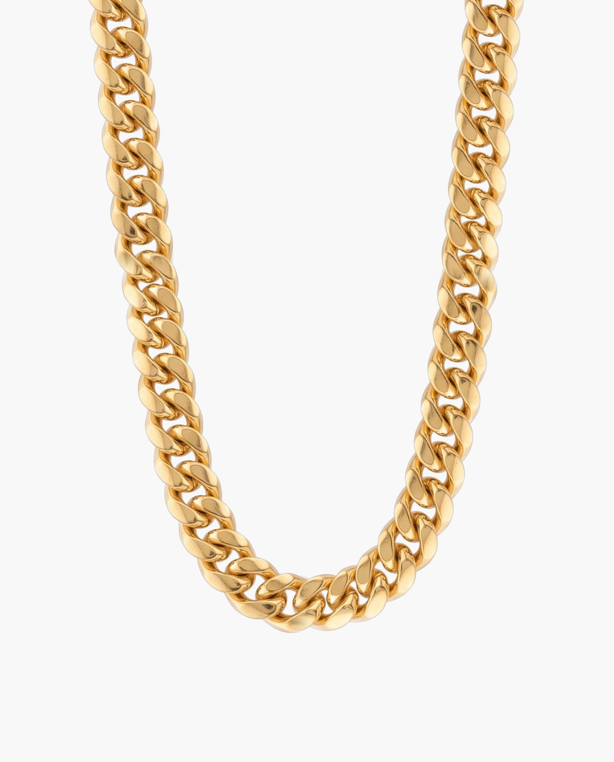 Marco Maveri Gold-Tone Cuban Link Chain, Gold, 10 mm wide