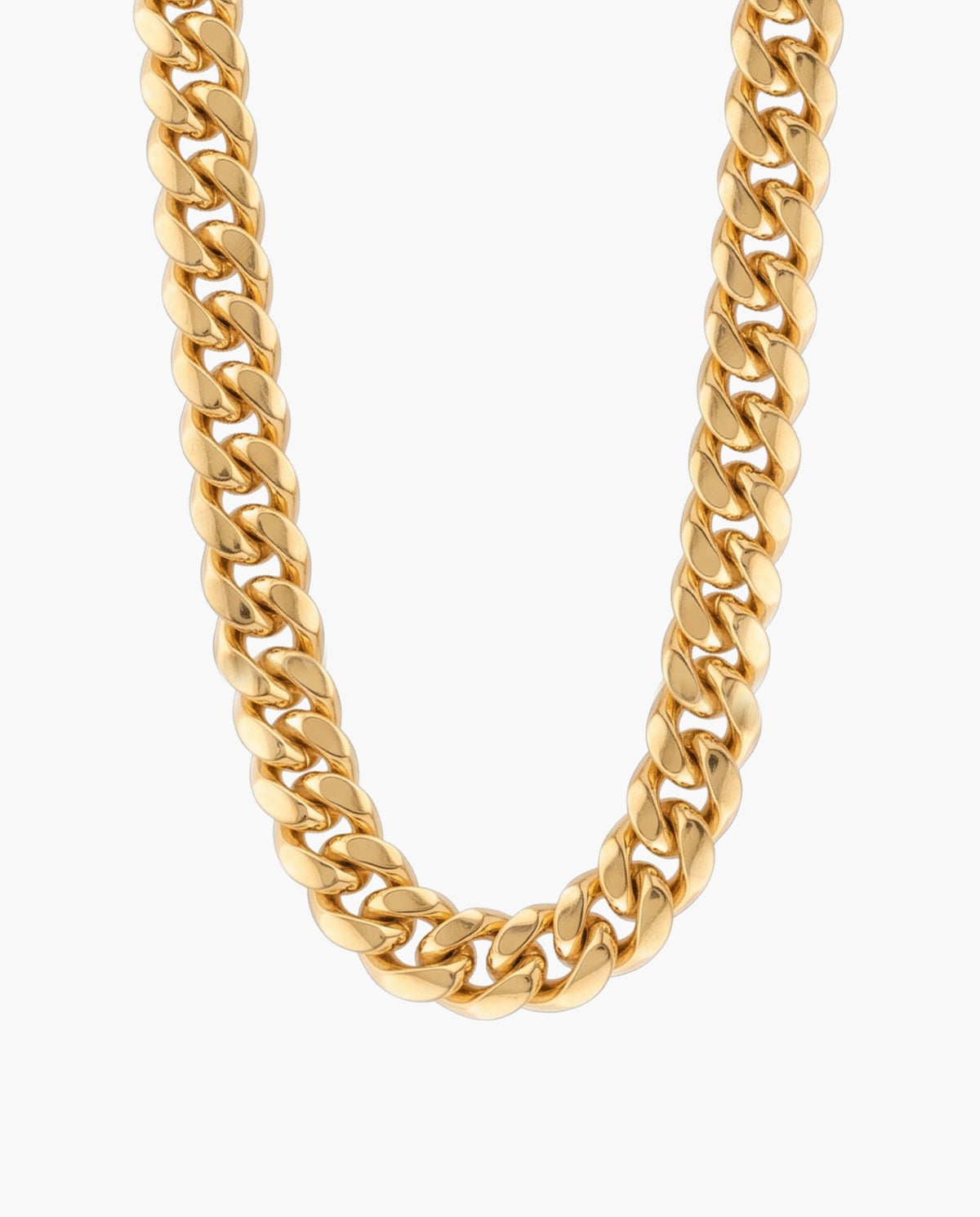 Marco Maveri Gold-Tone Cuban Link Chain, Gold, 12 mm wide