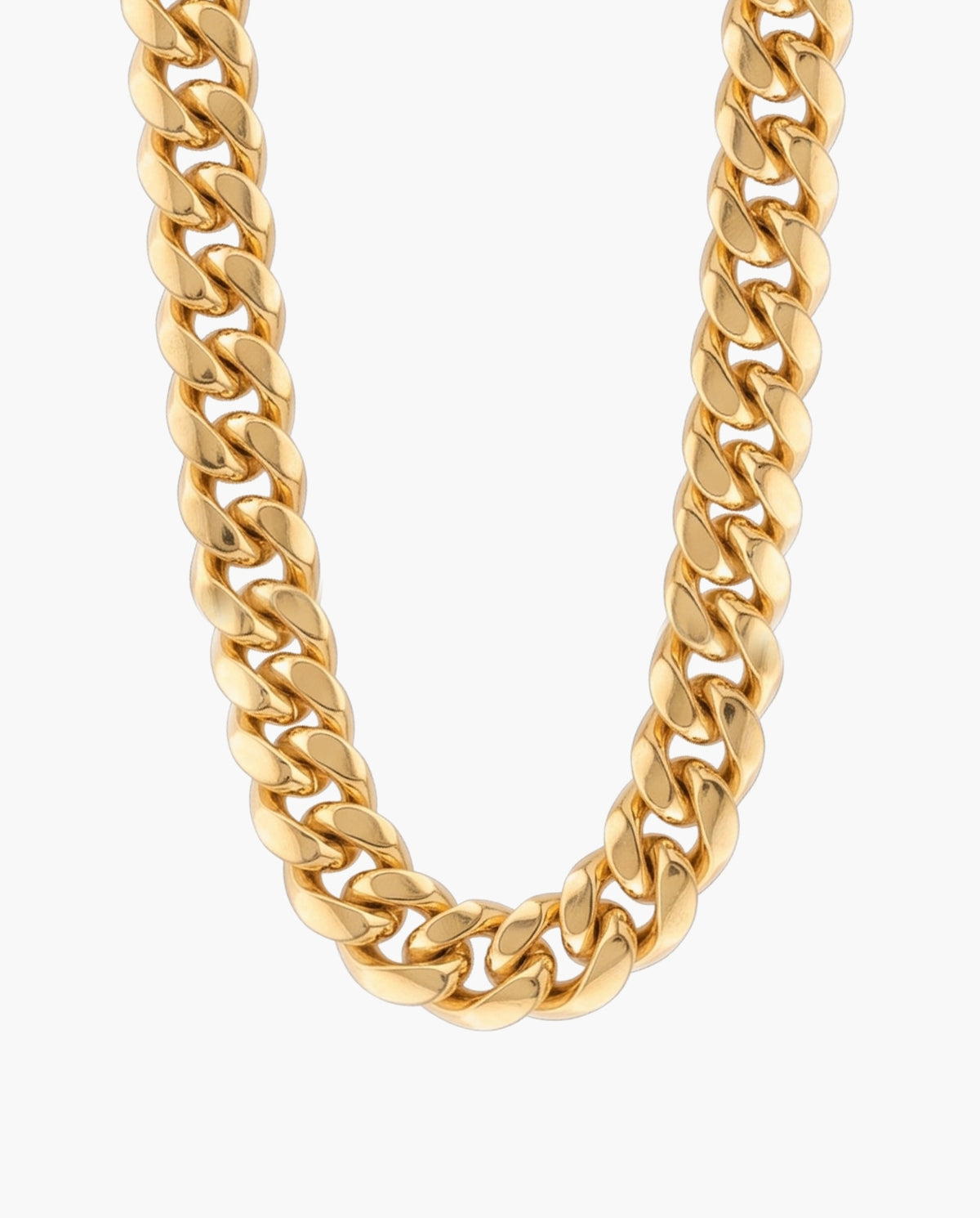 Marco Maveri Gold-Tone Cuban Link Chain, Gold, 14 mm wide