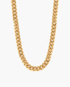 Marco Maveri Gold-Tone Cuban Link Chain, Gold, 8 mm wide