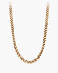 Marco Maveri Heavy Curb Chain Necklace, Gold, 6 mm wide