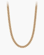Marco Maveri Heavy Curb Chain Necklace, Gold, 6 mm wide