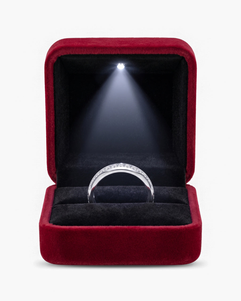 Marco Maveri Light Box ring box, LED on