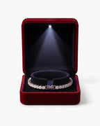 Marco Maveri Light Box bracelet box with a bracelet inside, LED on