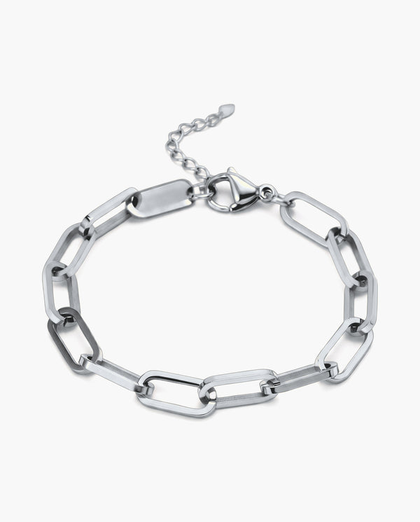 Marco Maveri Paperclip Link Bracelet, Silver