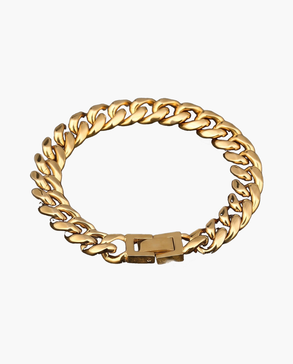 Marco Maveri Polished Cuban Link Bracelet, Gold