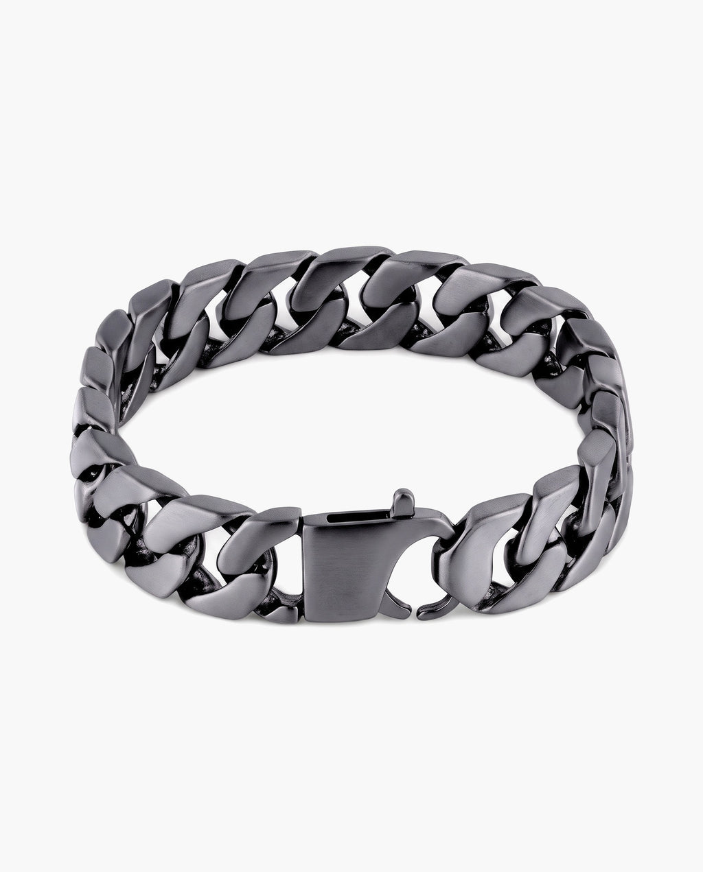 Marco Maveri Polished Curb Link Bracelet, Black