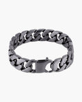Marco Maveri Polished Curb Link Bracelet, Black