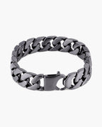 Marco Maveri Polished Curb Link Bracelet, Black