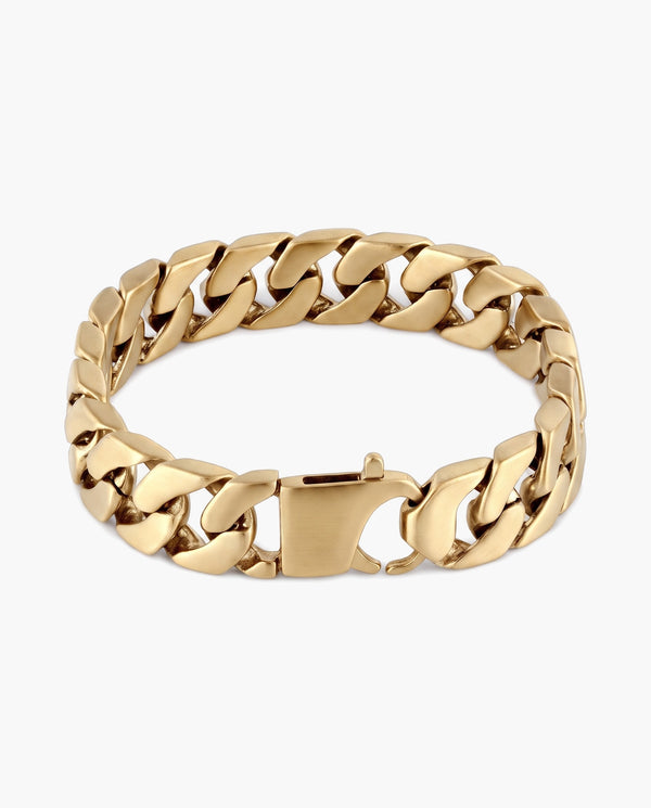 Marco Maveri Polished Curb Link Bracelet, Gold