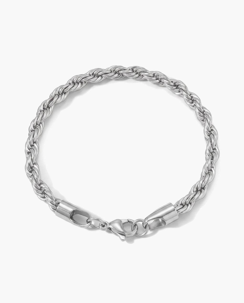 Marco Maveri Rope Chain Bracelet in Stainless Steel, Silver