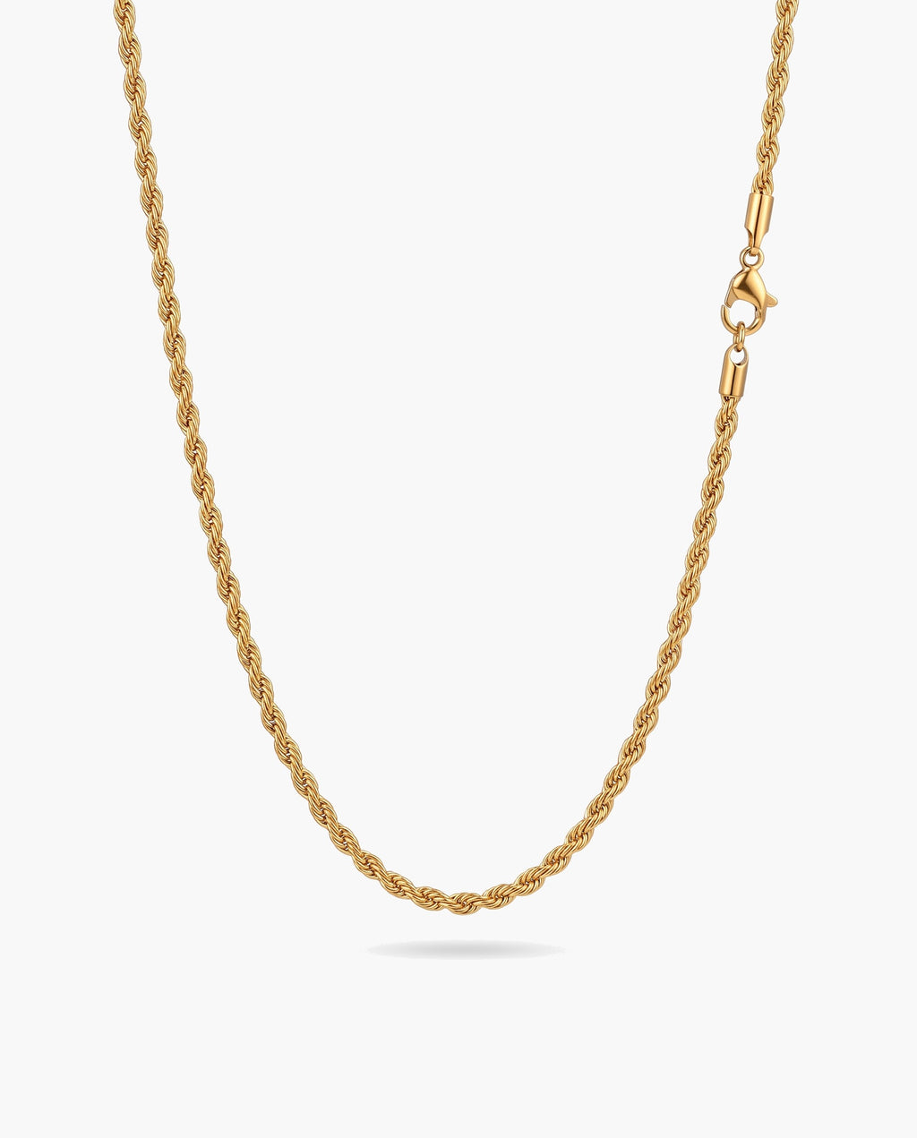 Marco Maveri Rope Chain in Gold-Tone Titanium Steel, Gold