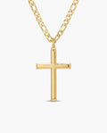 Marco Maveri Slim Cross Pendant Necklace, Gold