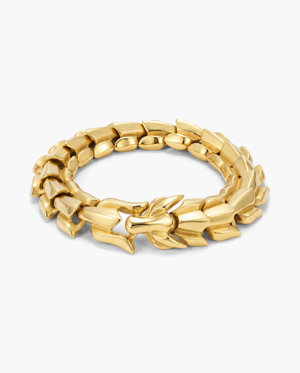 Marco Maveri Titanium Steel Keel Link Bracelet, Gold
