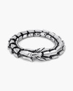 Marco Maveri Titanium Steel Keel Link Bracelet, Silver