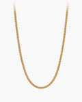 Marco Maveri Wheat Link Chain in Titanium Steel, Gold