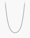 Marco Maveri Wheat Link Chain in Titanium Steel, Silver
