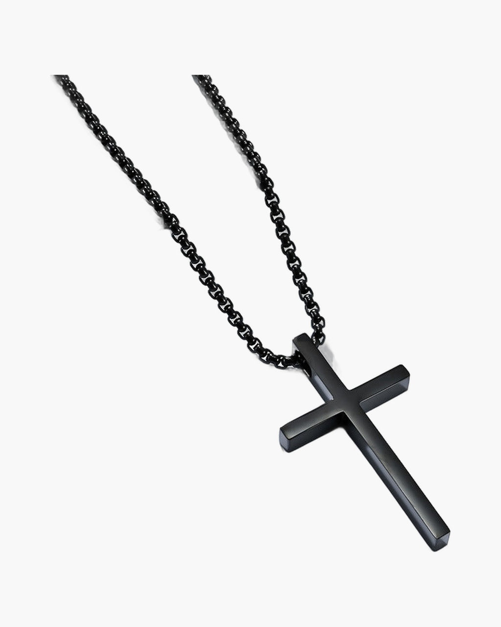 Minimalist Cross Pendant Necklace view 10