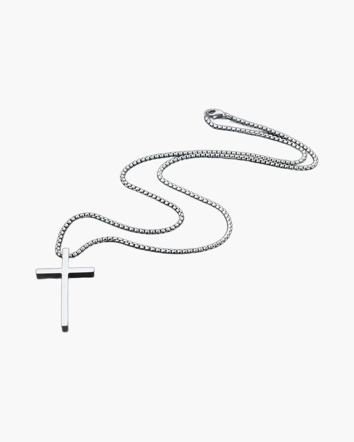 Minimalist Cross Pendant Necklace view 7