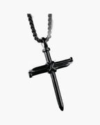 Nail Cross Pendant Necklace view 4
