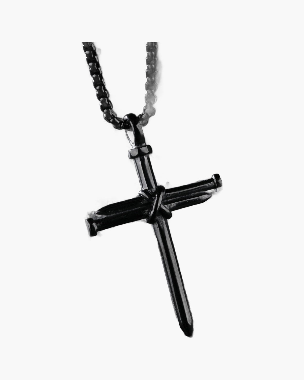 Nail Cross Pendant Necklace view 4
