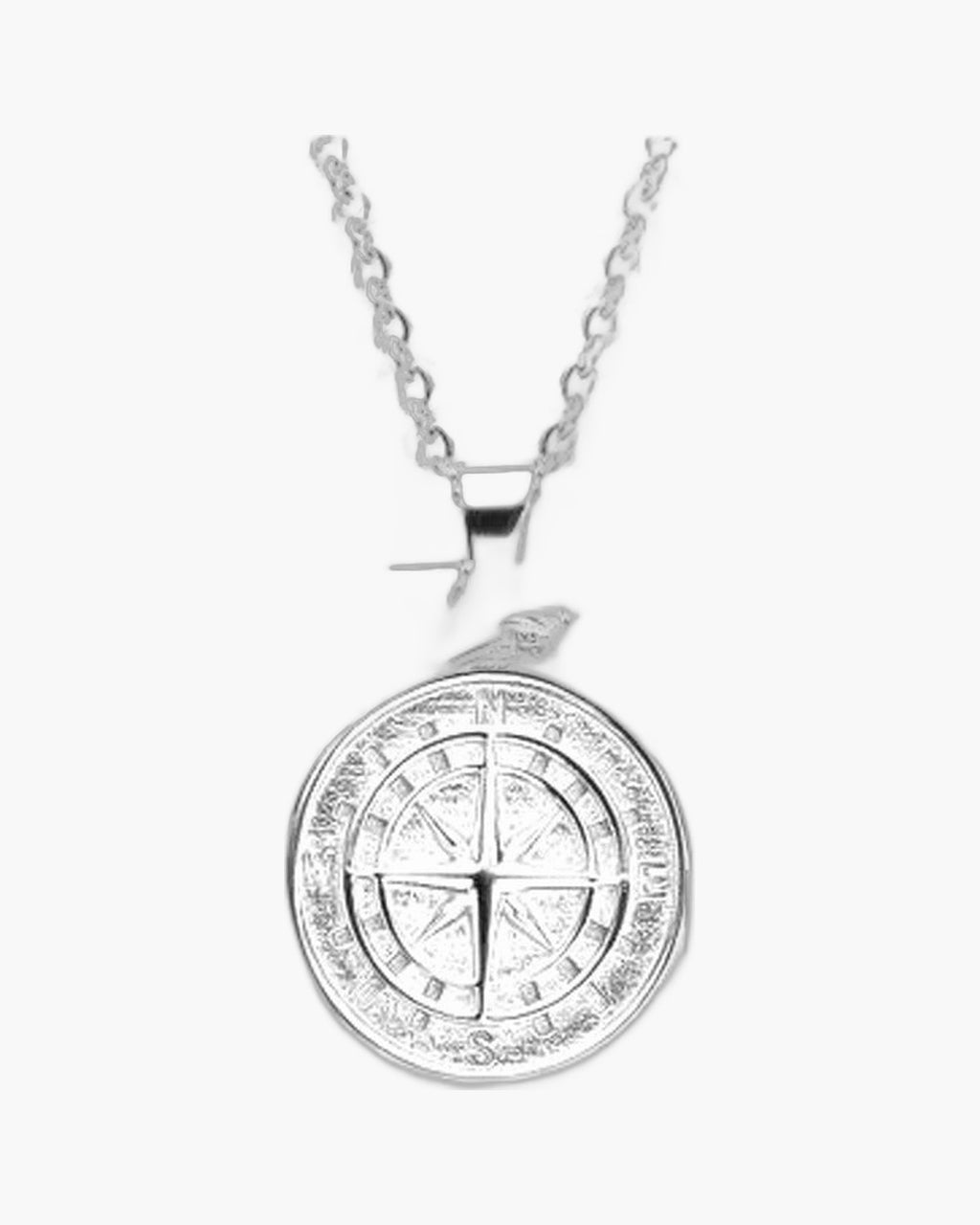 Navigational Compass Pendant Necklace view 7