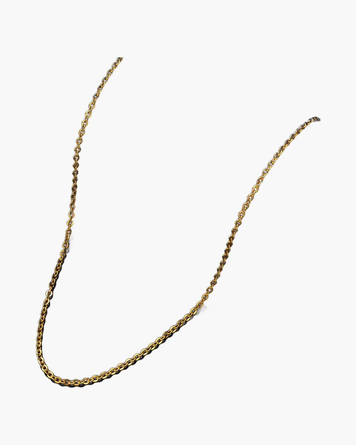 O-Link Chain Necklace in Titanium Steel view 4