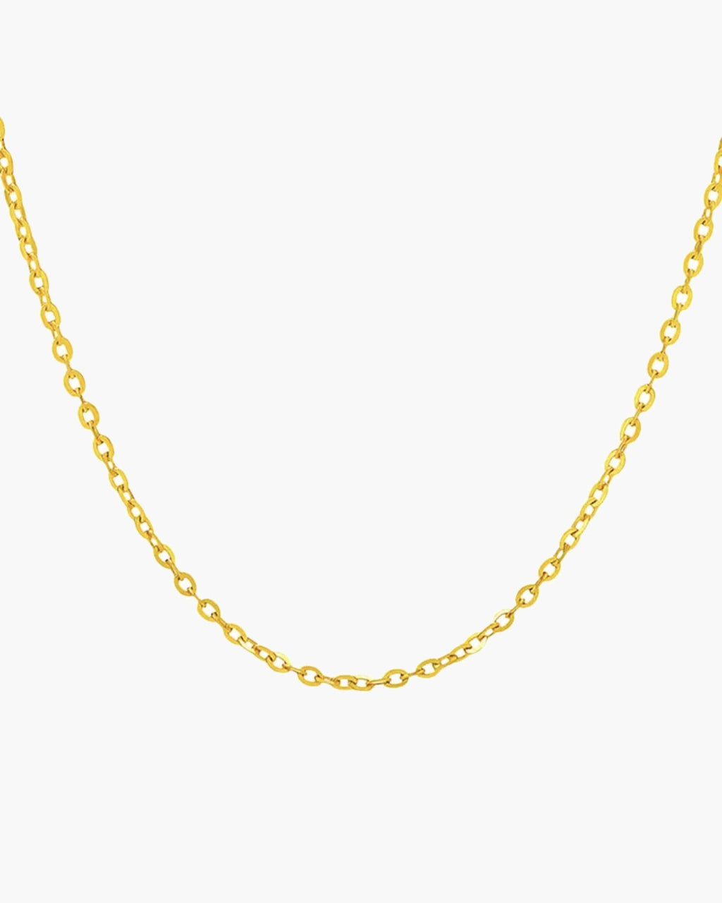 O-Link Chain Necklace in Titanium Steel view 5