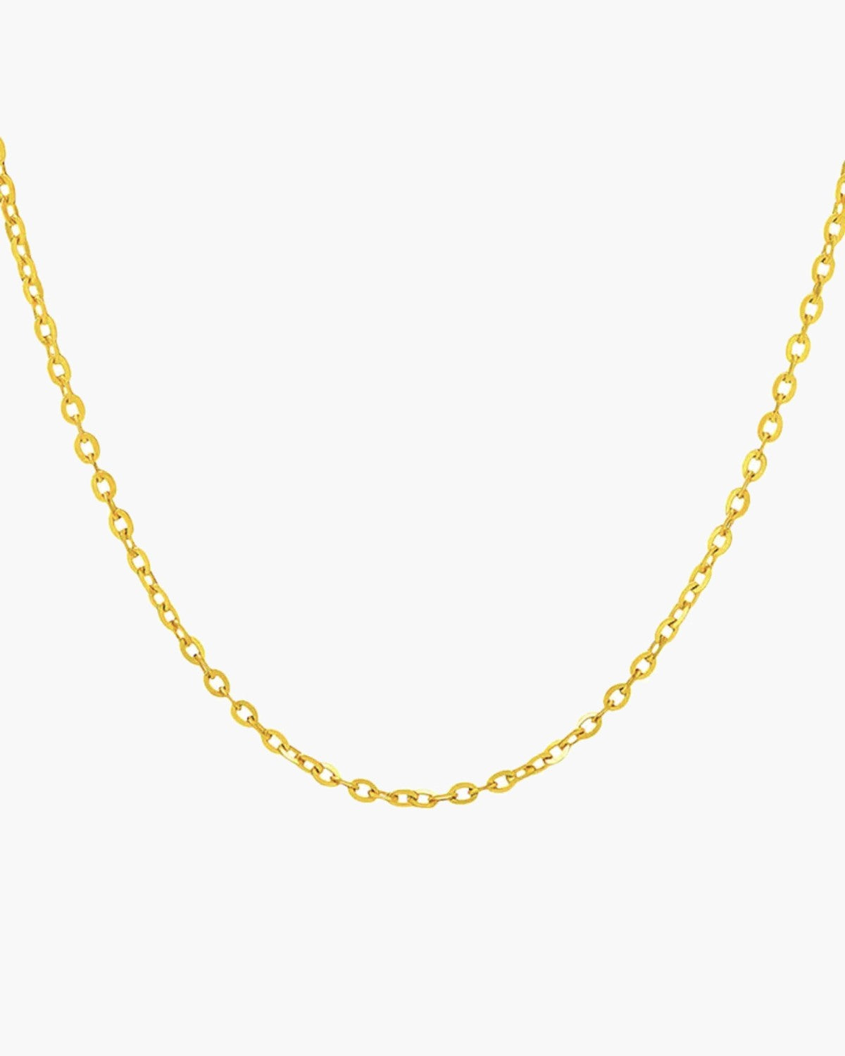 O-Link Chain Necklace in Titanium Steel view 5
