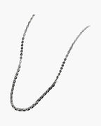 O-Link Chain Necklace in Titanium Steel view 2