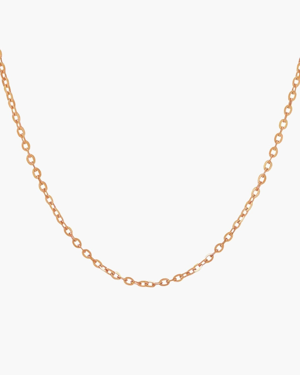 O-Link Chain Necklace in Titanium Steel view 6