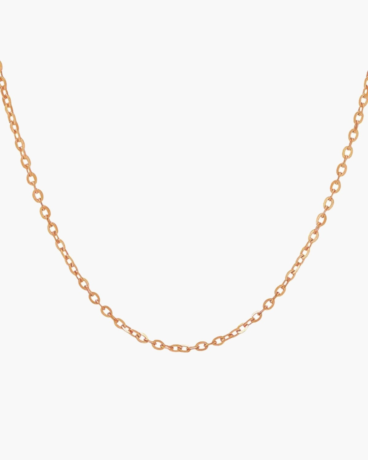 O-Link Chain Necklace in Titanium Steel view 6