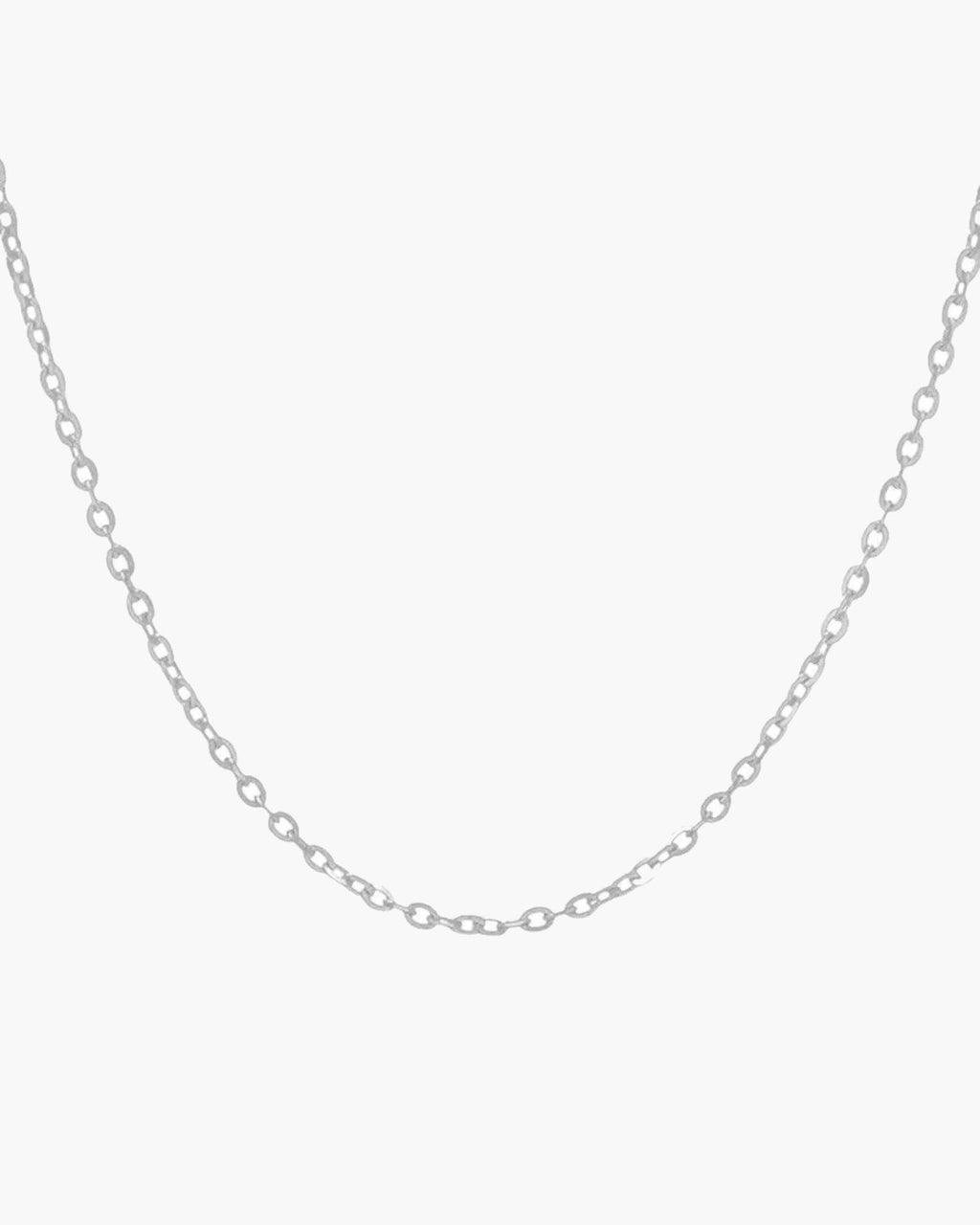 O-Link Chain Necklace in Titanium Steel view 3