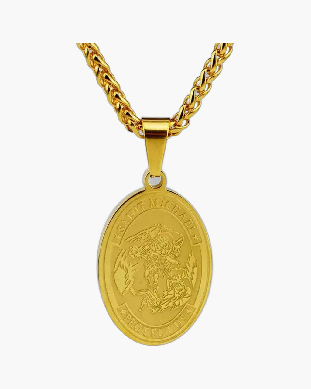 Oval Medallion Pendant Necklace view 5