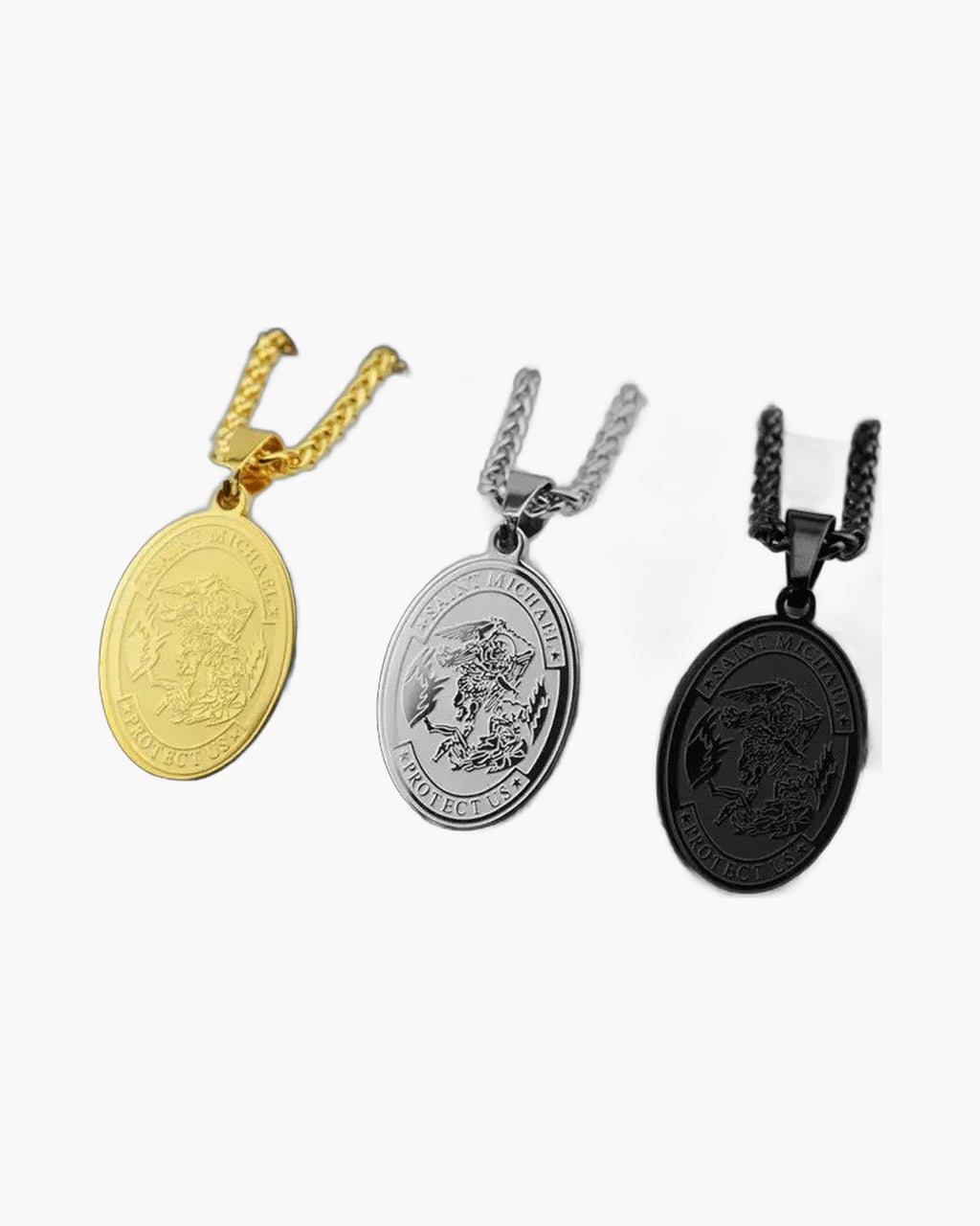 Oval Medallion Pendant Necklace view 2