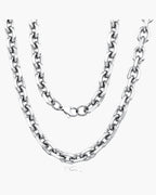 Polished Cable Link Chain Necklace