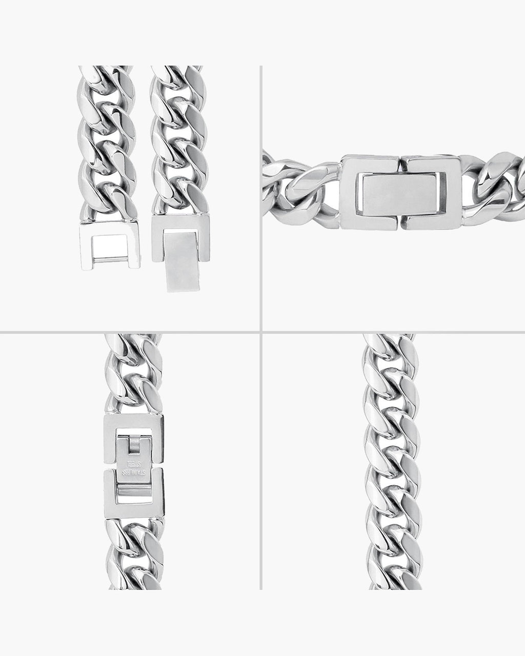 Polished Cuban Link Bracelet view 6