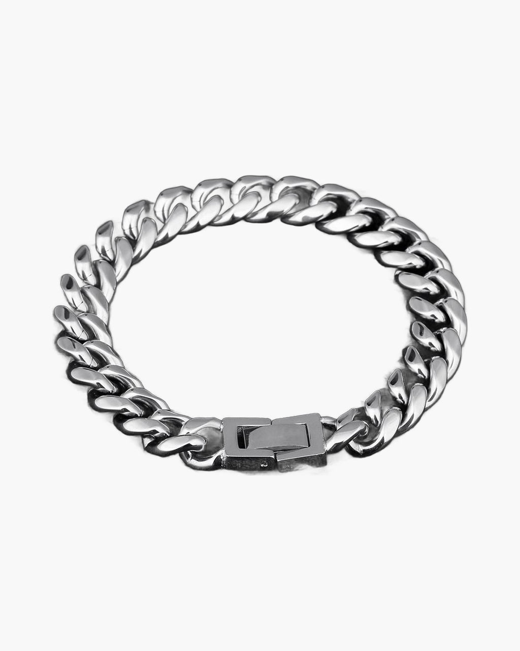 Polished Cuban Link Bracelet view 2