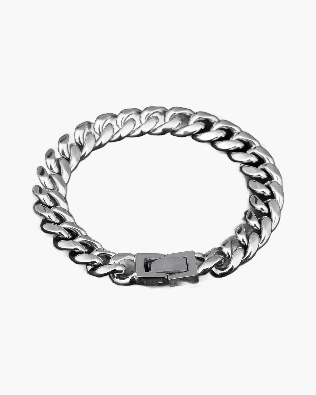 Polished Cuban Link Bracelet view 2