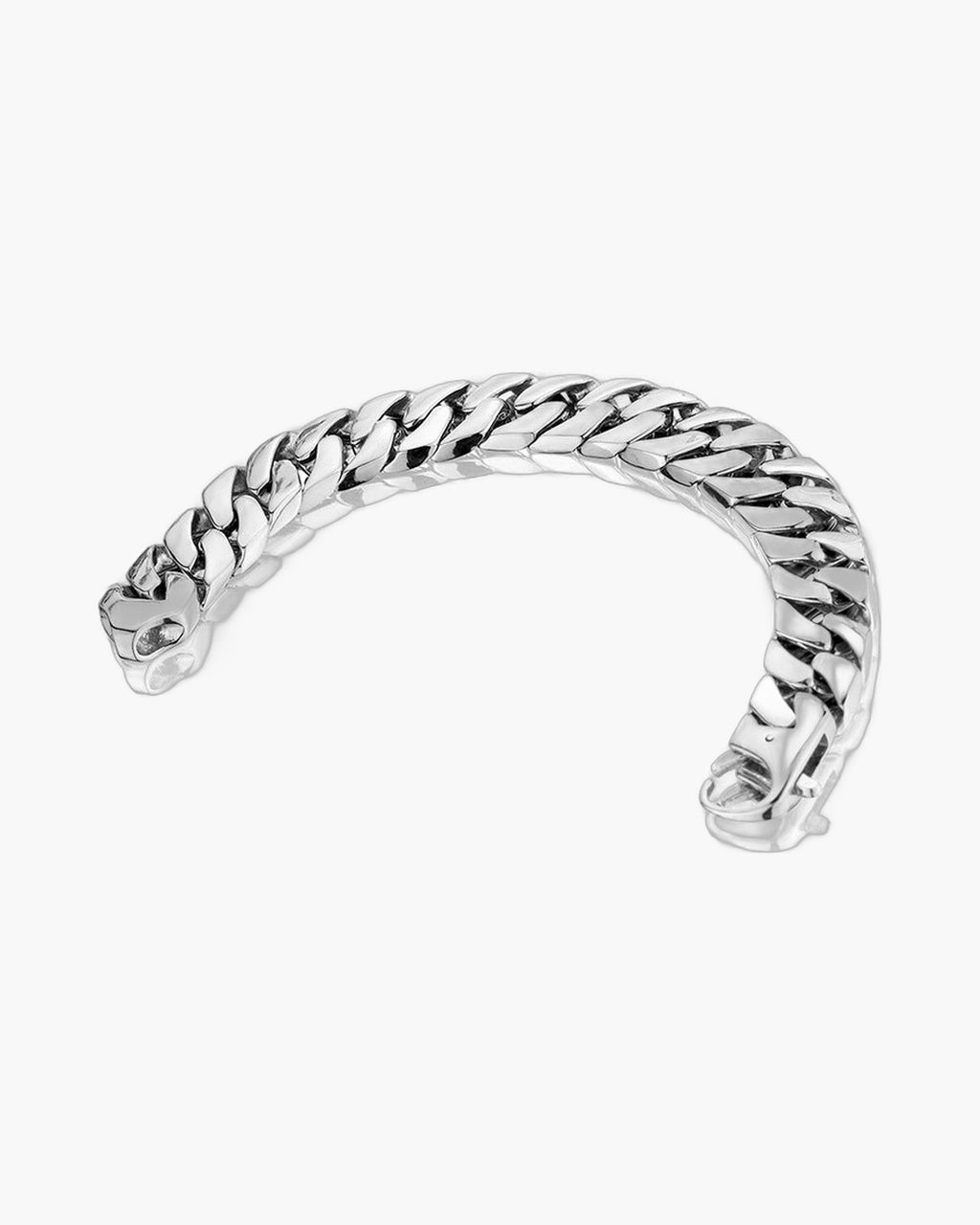 Polished Curb Link Bracelet view 5