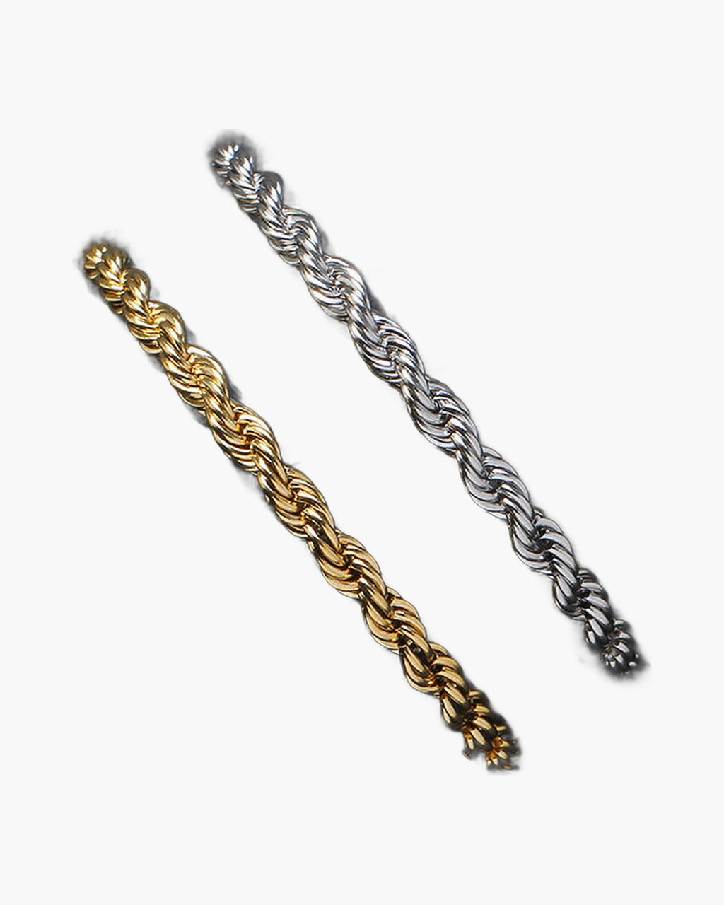 Rope Chain Bracelet in Stainless Steel view 3