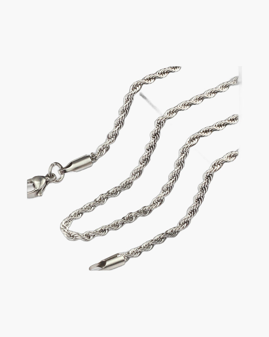 Rope Chain in Gold-Tone Titanium Steel