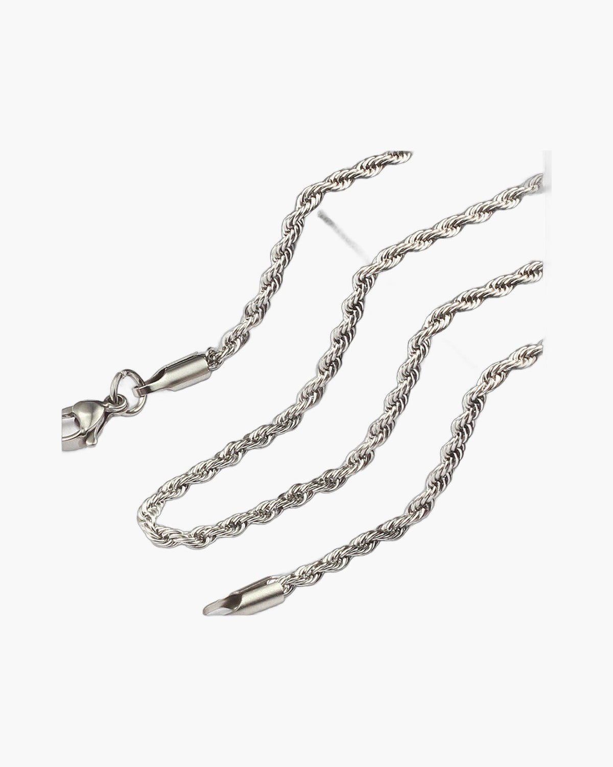 Rope Chain in Gold-Tone Titanium Steel