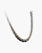 Rope Chain in Gold-Tone Titanium Steel view 5