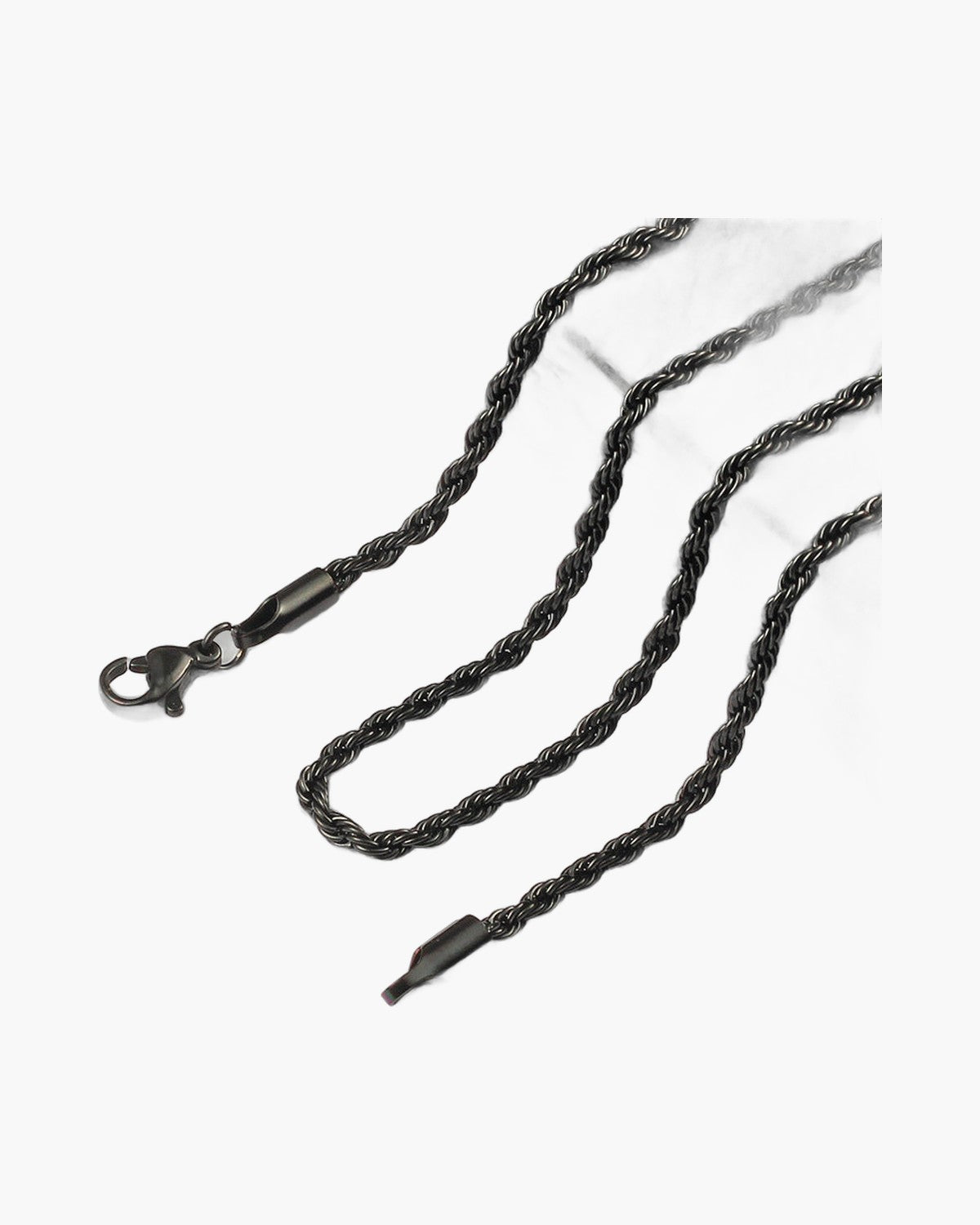 Rope Chain in Gold-Tone Titanium Steel view 3