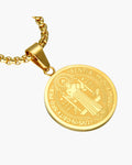 Saint Benedict Medallion Box Chain Necklace view 4